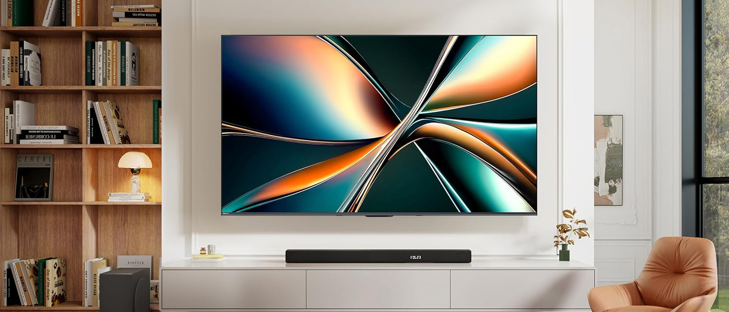 Hisense U65QF in an apartment