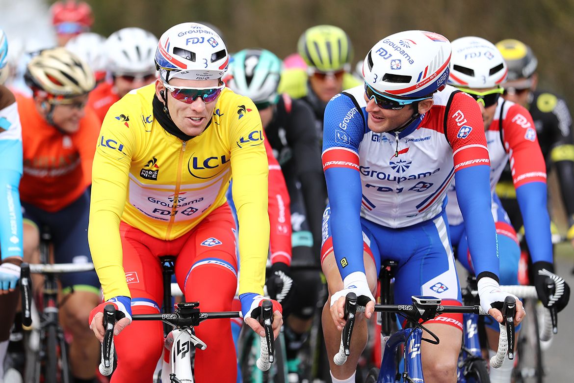 Arnaud Demare (Groupama-FDJ) in yellow