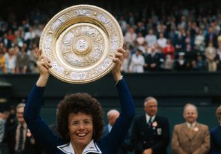 Billie Jean King's last singles win at Wimbledon was 1975.