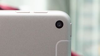 A close-up of the iPad mini (2019)'s camera