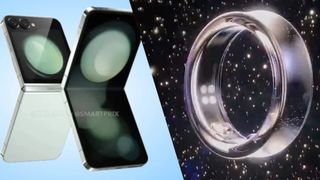 Samsung Galaxy Z Flip 6 render and Galaxy Ring