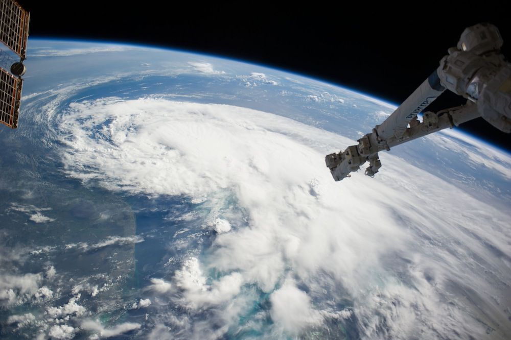 Tropical Storm Arthur Seen From Space