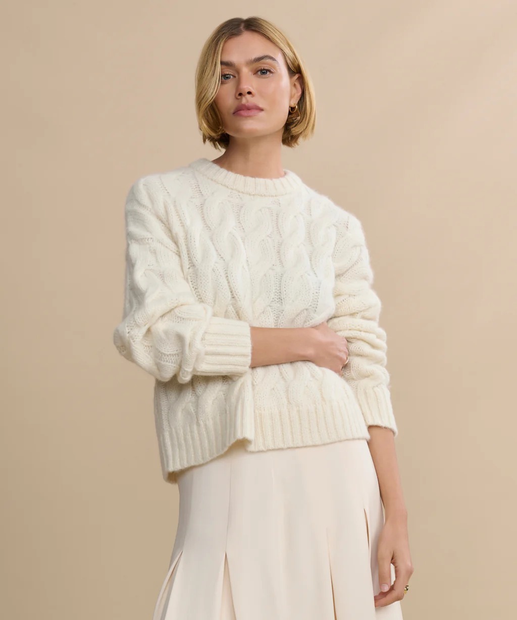 Cable Serena Crewneck