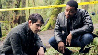 David Giuntoli and Russell Hornsby in Grimm