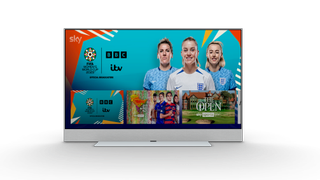 Entertainment OS Women's World Cup screen on a Sky Glass TV