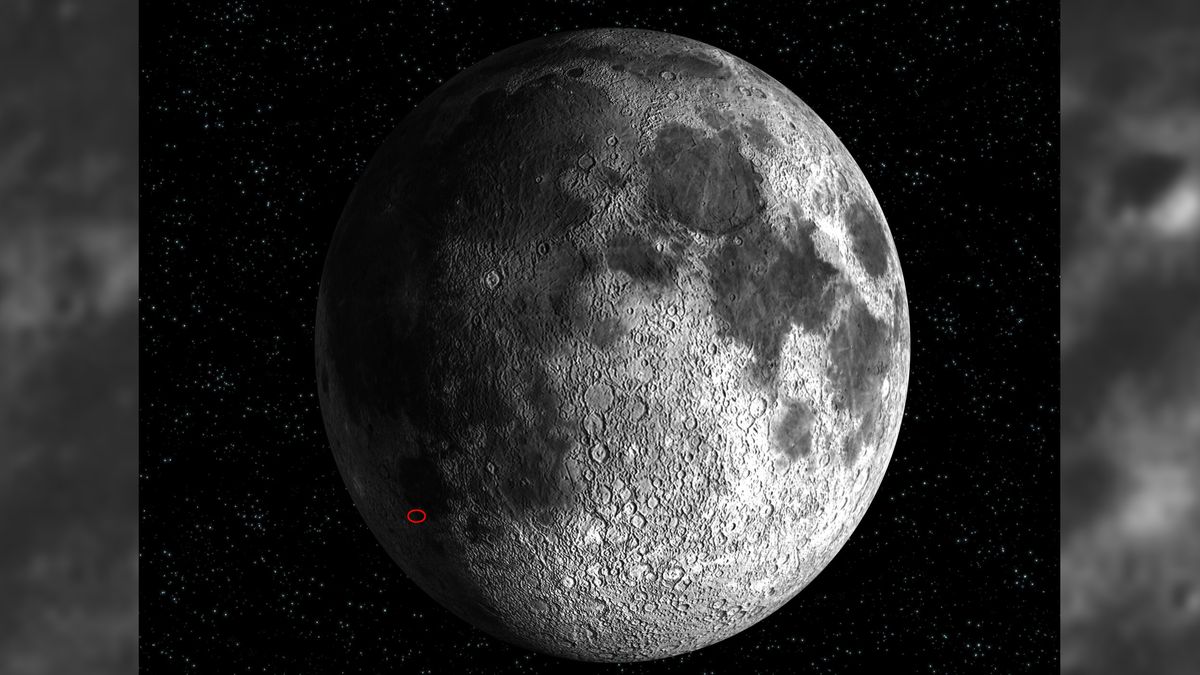 The moon grave site of ESA's SMART-1 moon orbiter