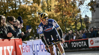 Remco Evenepoel ahead of Il Lombardia