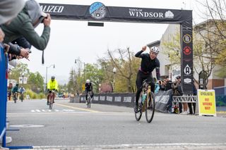 Keegan Swenson wins the pro men's division of The Growler in 2024 as Lawrence Naesen settles for second while amateurs on other Levi's GranFondo also complete rides