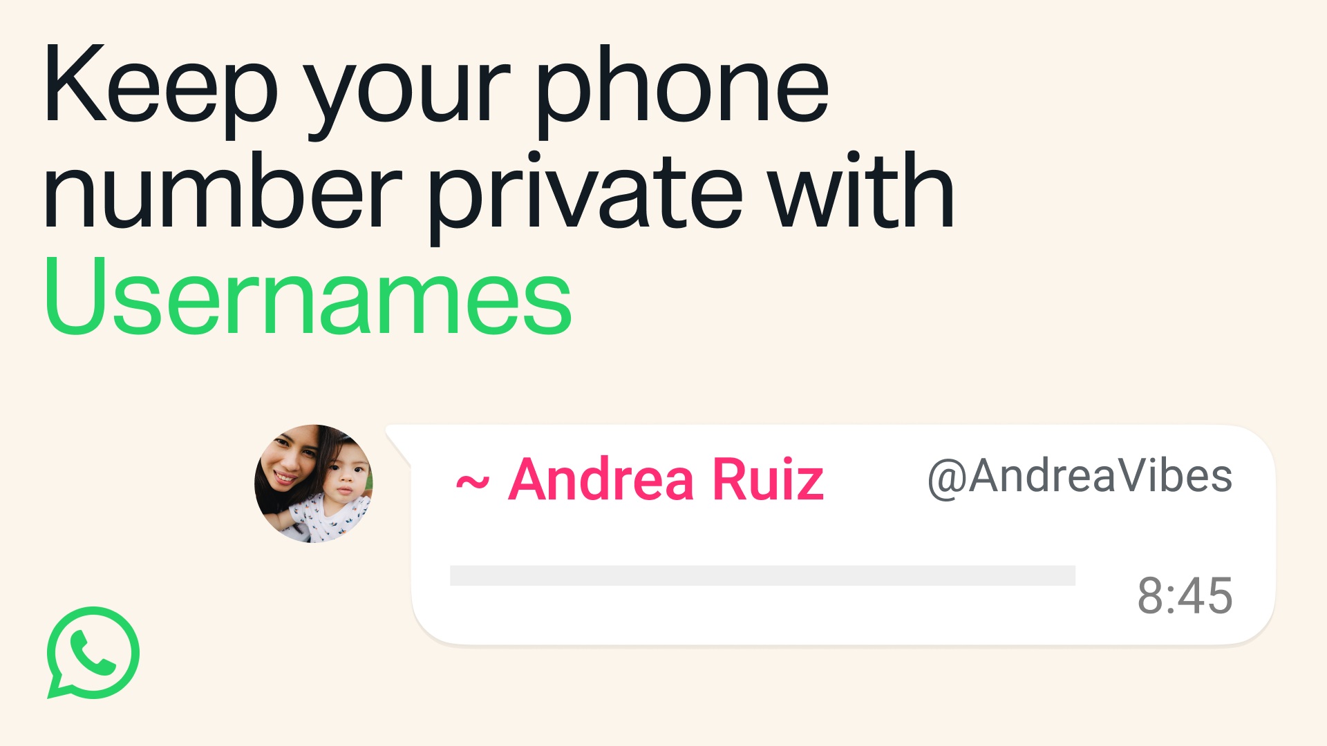 Users can begin reserving their desired usernames on WhatsApp, so they can share that instead of their phone number.
