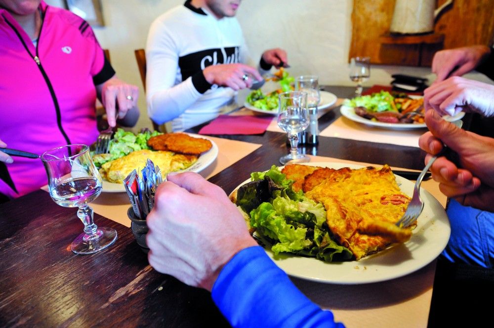 cycling long distance with backpack