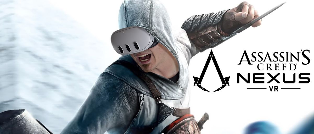 Me playing as an assassin in Assassin&#039;s Creed Nexus VR