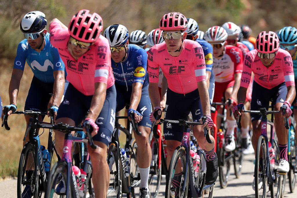 ESPINOSA DE LOS MONTEROS SPAIN AUGUST 16 Lawson Craddock of United States and Team EF Education Nippo competes during the 76th Tour of Spain 2021 Stage 3 a 2028km stage from Santo Domingo de Silos to Espinosa de los Monteros Picn Blanco 1485m lavuelta LaVuelta21 CapitalMundialdelCiclismo on August 16 2021 in Espinosa de los Monteros Spain Photo by Gonzalo Arroyo MorenoGetty Images