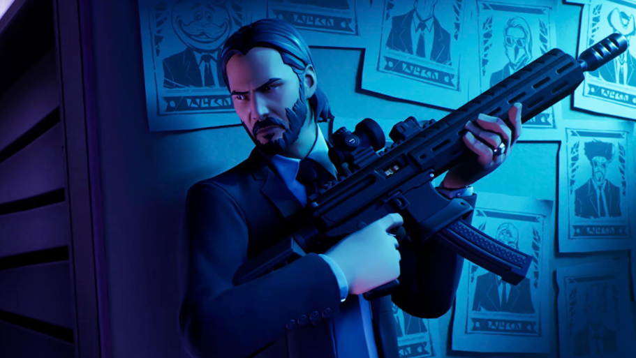 A Fortnite skin of John Wick