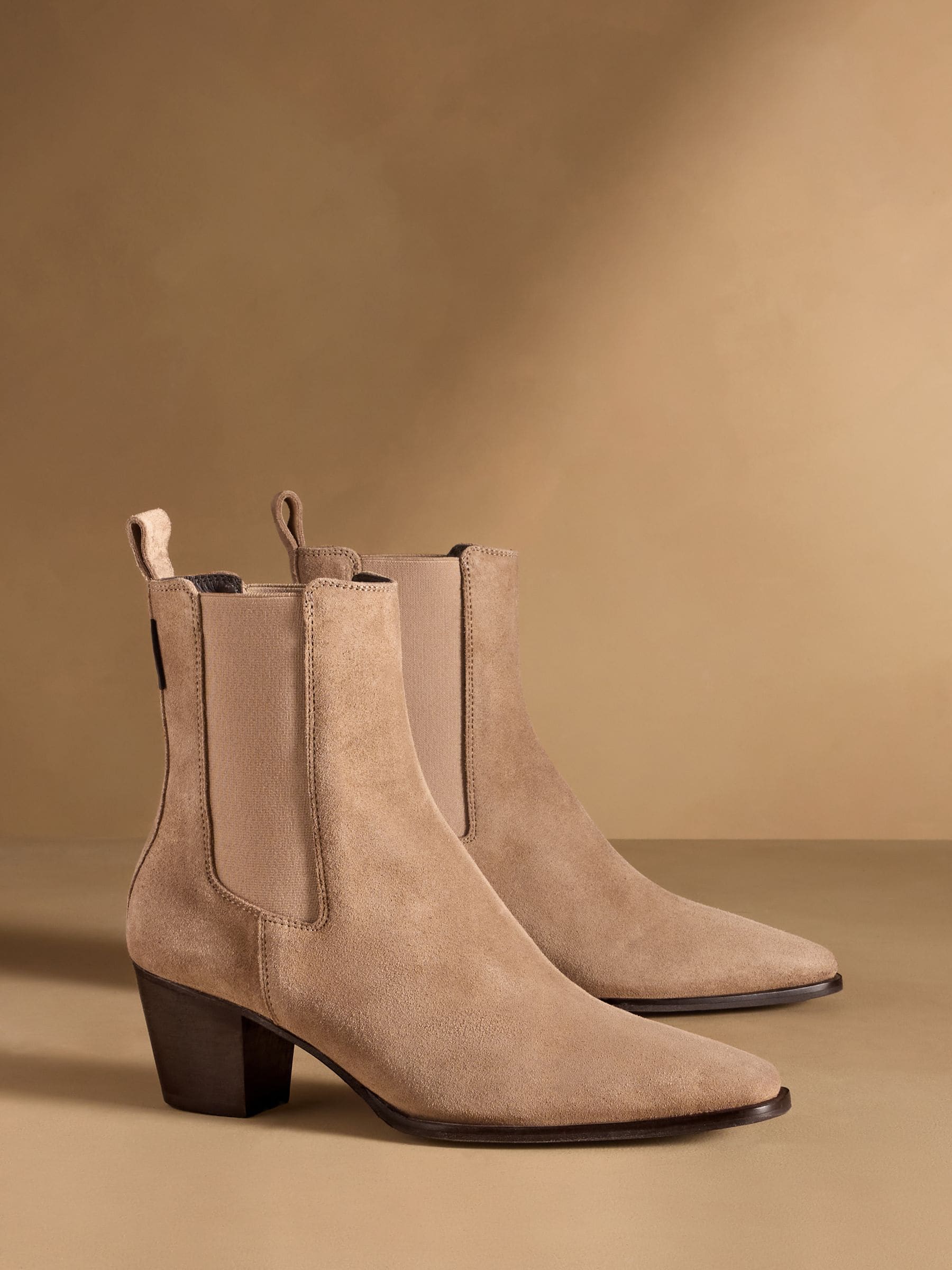 Russell &amp;amp; Bromley Sand Calle Western Chelsea Boots - Size 3 Eu 36