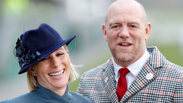 Mike Tindall reveals, Zara Tindall and Mike Tindall attend day 3 'St Patrick's Thursday' of the Cheltenham Festival 2020 at Cheltenham Racecourse on March 12, 2020 in Cheltenham, England.