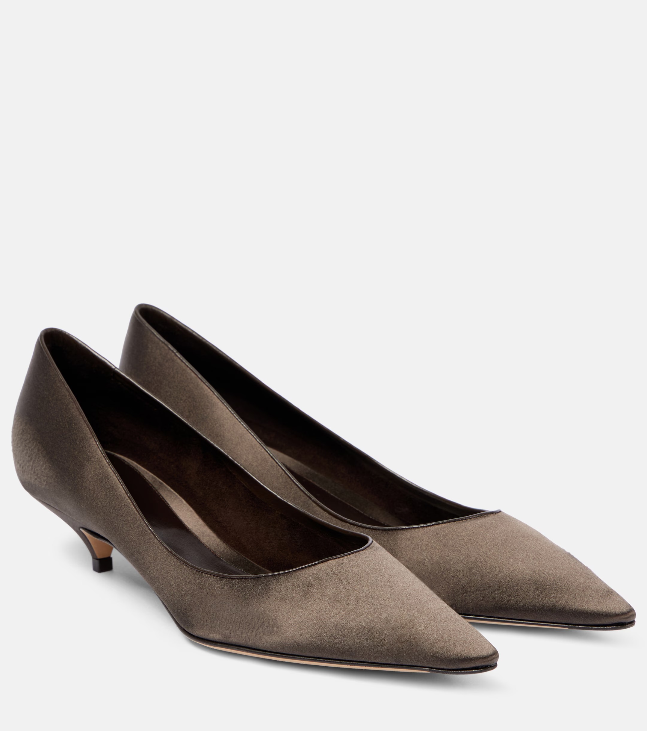The Row, Liisa Satin Pumps