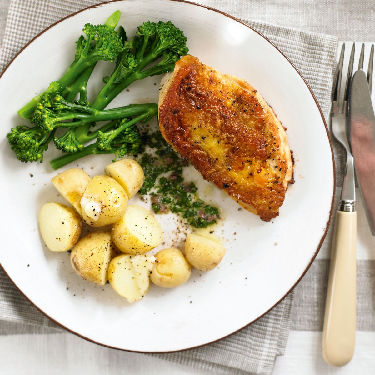 Anchovy and Parsley Butter Stuffed Chicken | Dinner Recipes | Woman & Home