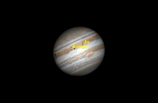 Double shadow transit on Jupiter, March 29, 2016