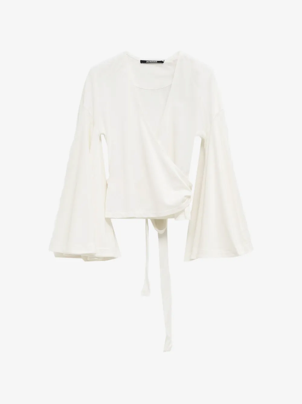 Jacquemus Long-Sleeved Tie Blouse | Xs