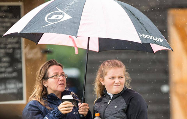 Did we mention that it rained?