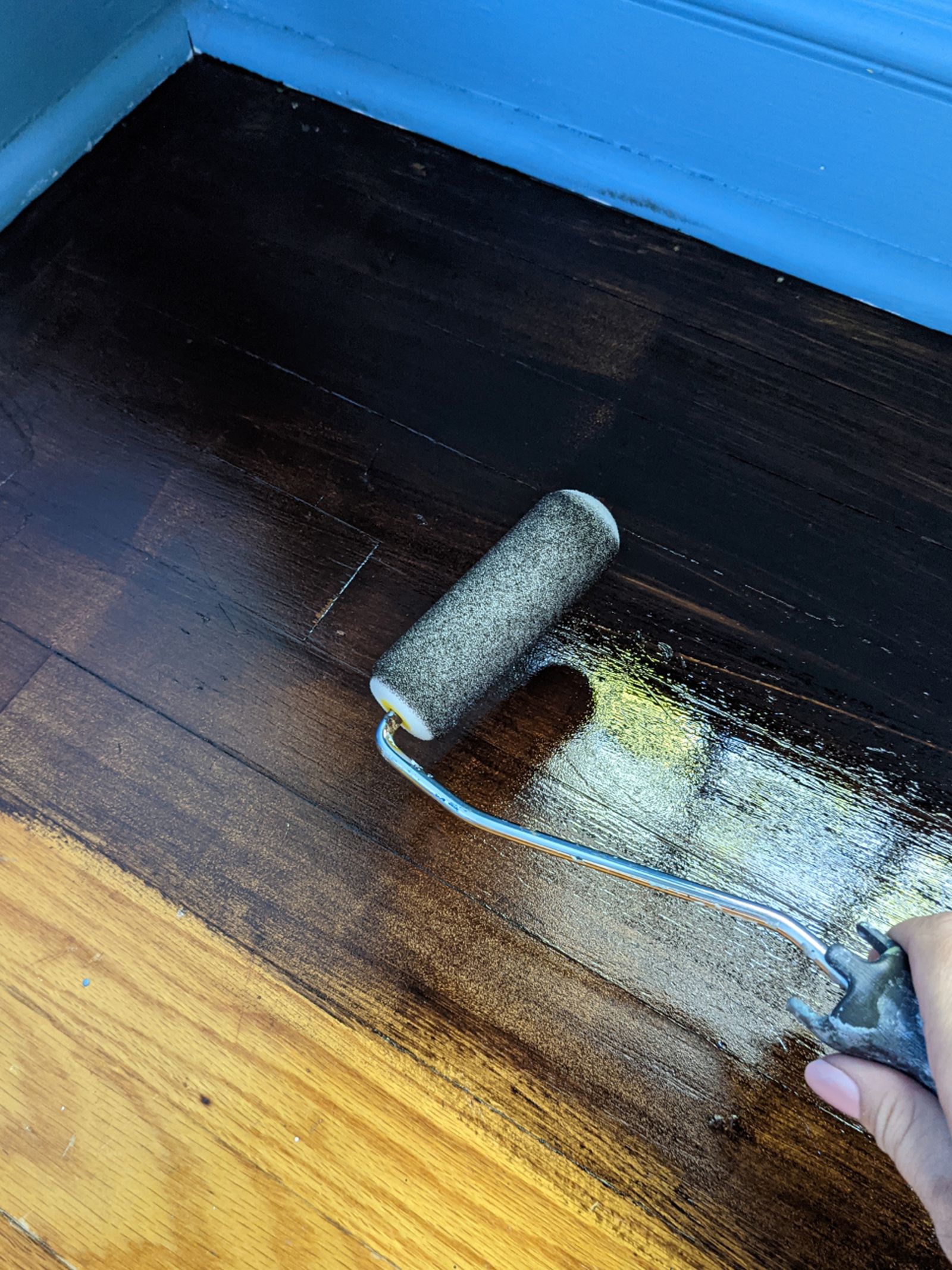 How to refresh wood floors using gel stain Real Homes