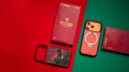 Torras Portugal football collab showing Ostand Q3 Air cases designed for the iPhone 17 Pro
