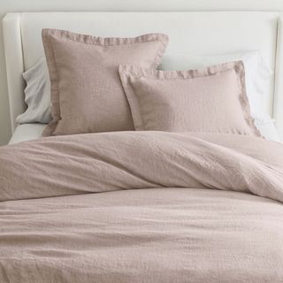 Belgian Flax Linen Duvet Cover (Smoky Quartz) Queen