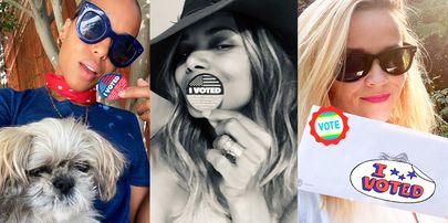 celebrities voting