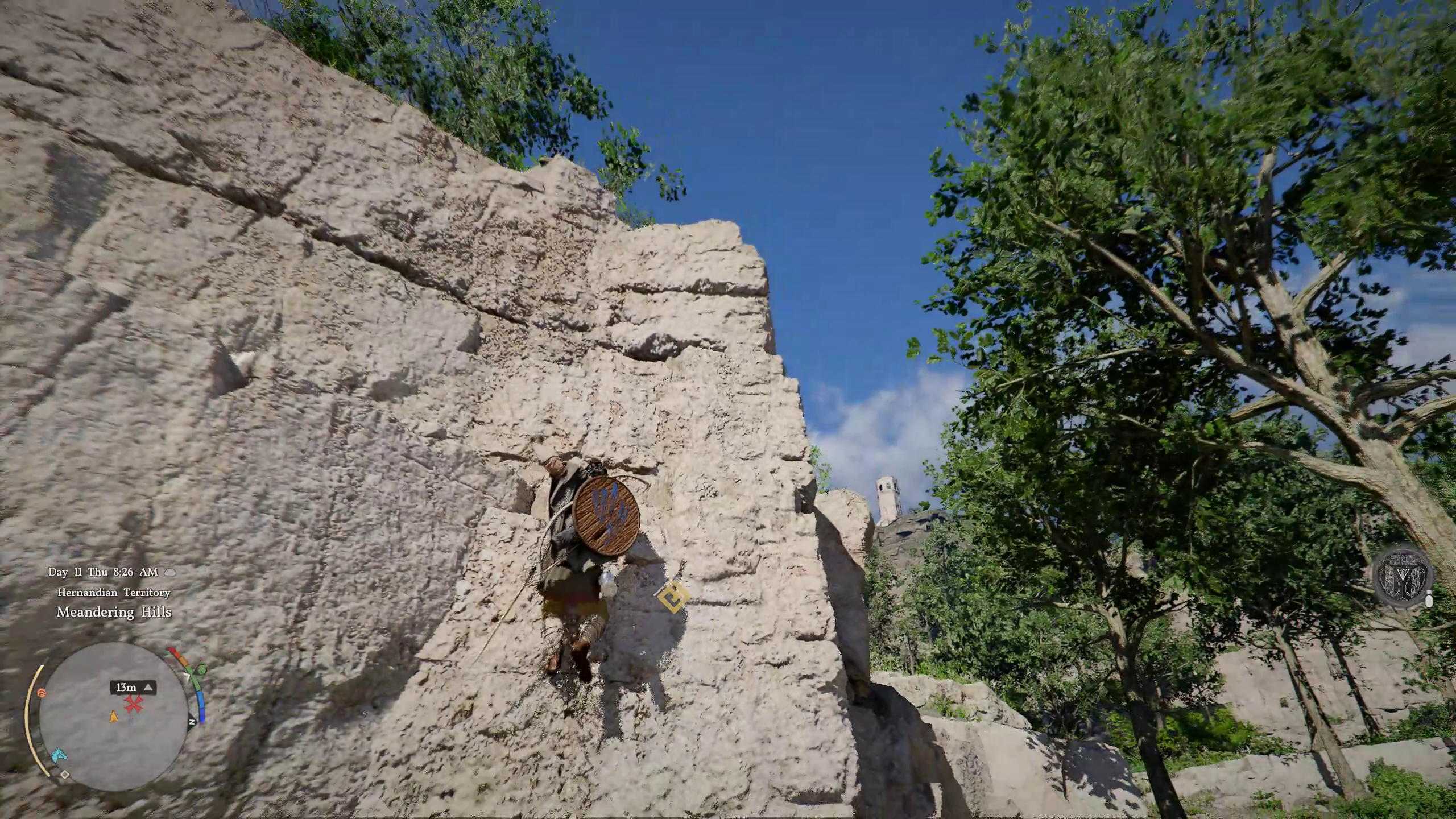 Kliff scales... a cliff.