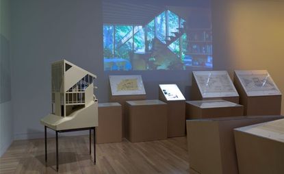 Installation shot of the Lautner show at the Hammer Museum in LA