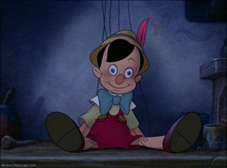 Animated Pinocchio. 