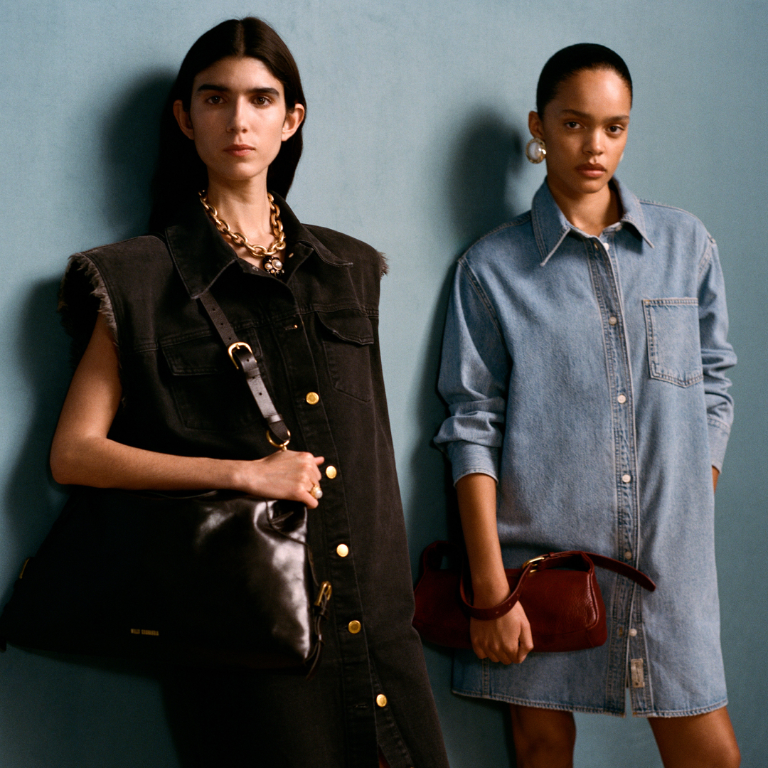 two models wearing the Willy Chavarria x Zara collaboration