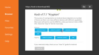 How to Install Kodi on Amazon Fire Stick and Fire TV: Choose the 32-bit installation | Credit: Tom's Guide
