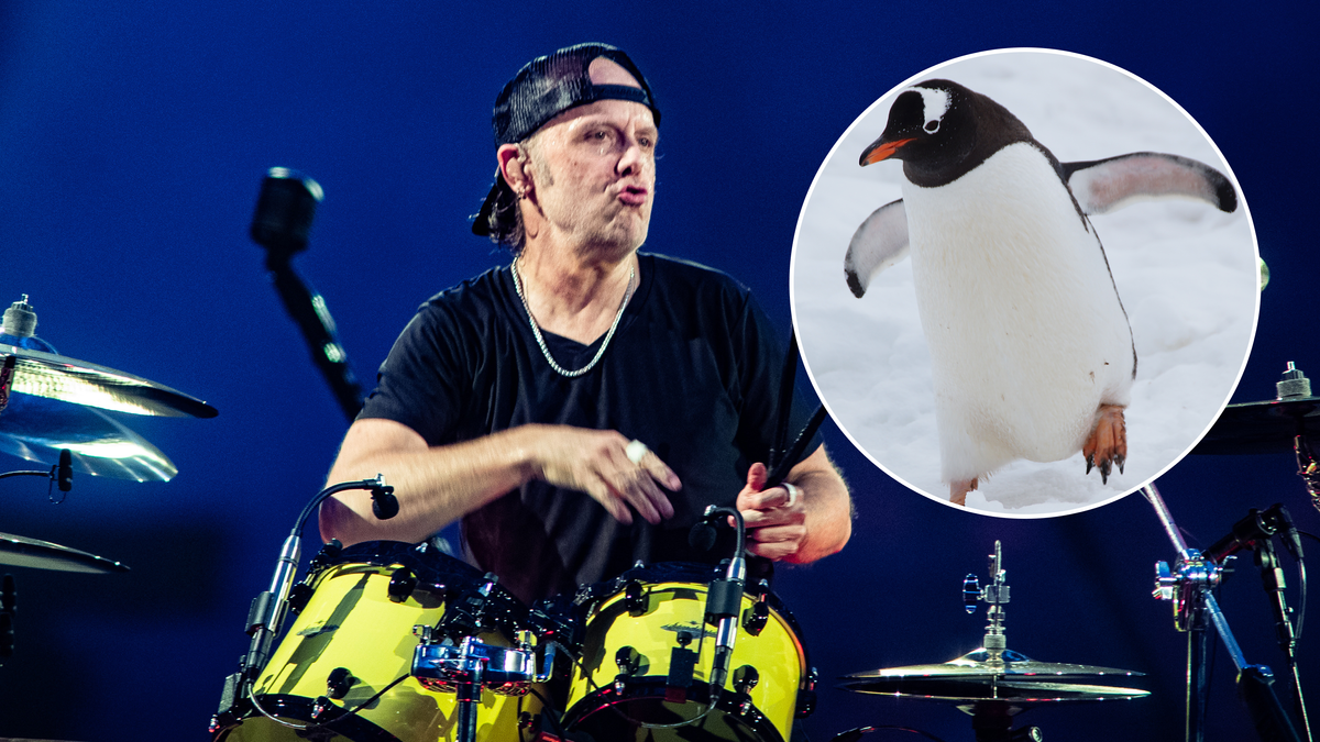 Lars Ulrich and penguin