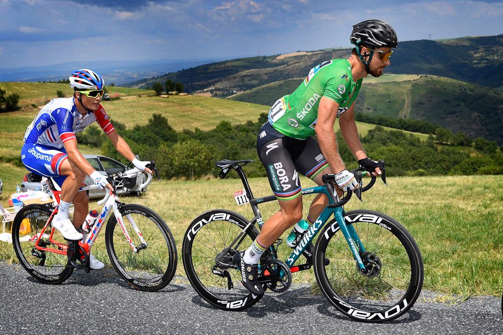 Peter Sagan in the breakaway during stage 15