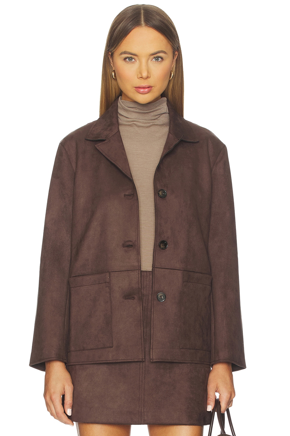 Elodie Hayes Vegan Suede Jacket