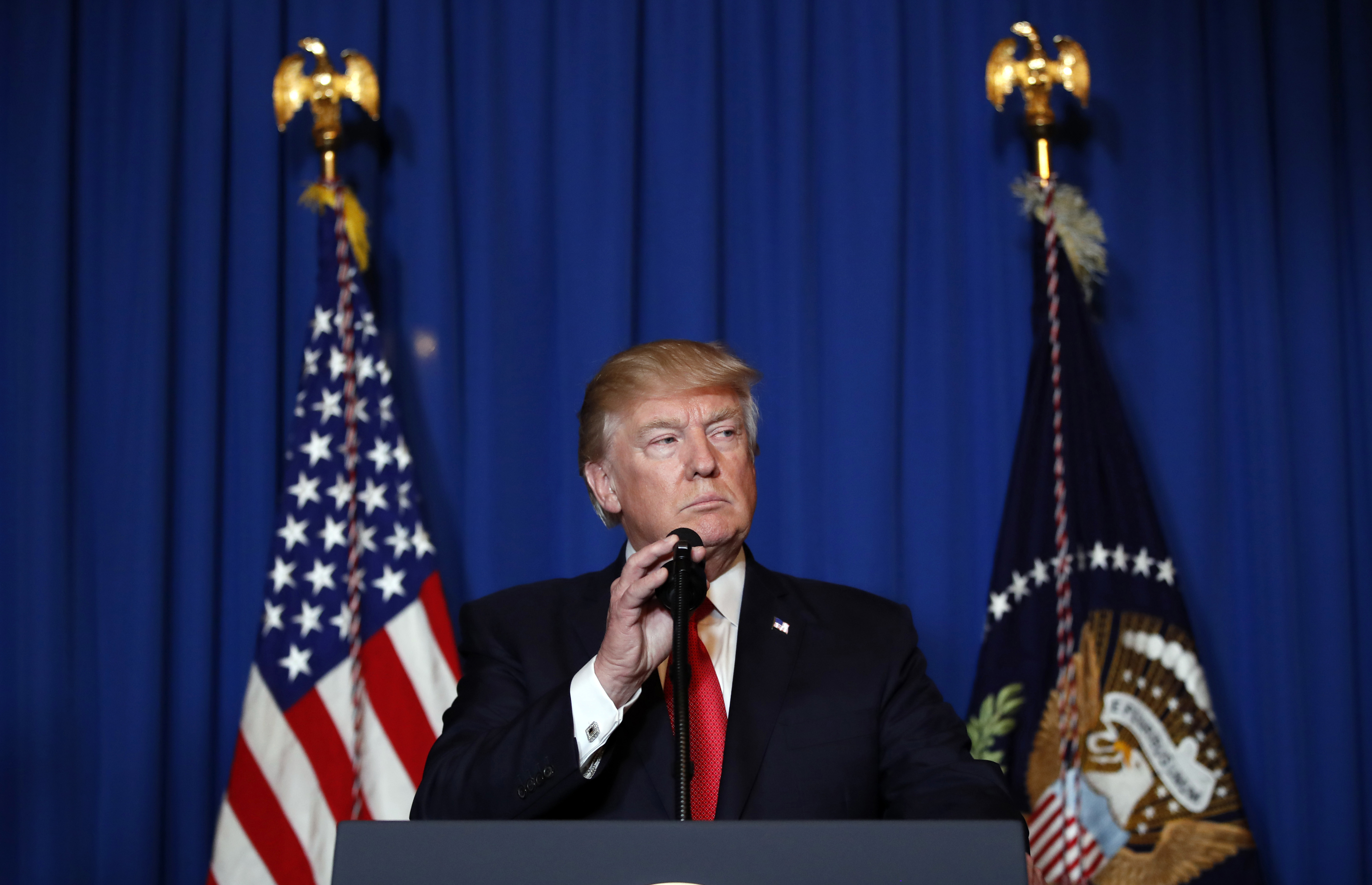 This is the president's first military action.
