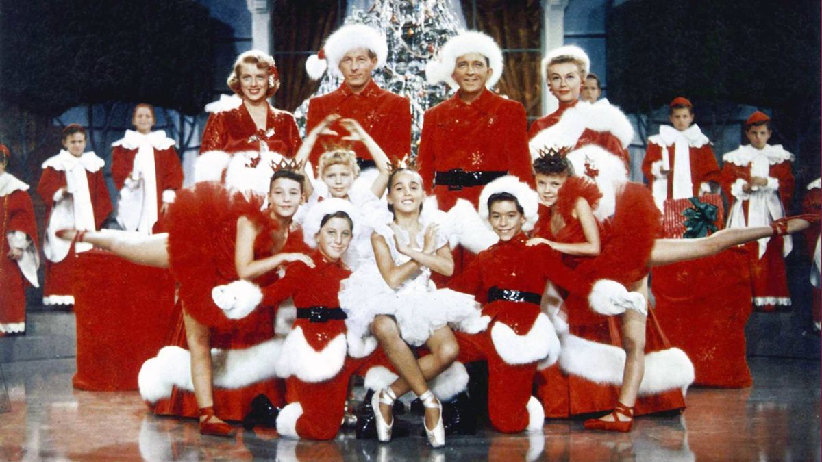 The cast of &quot;White Christmas&quot; including Bing Crosby