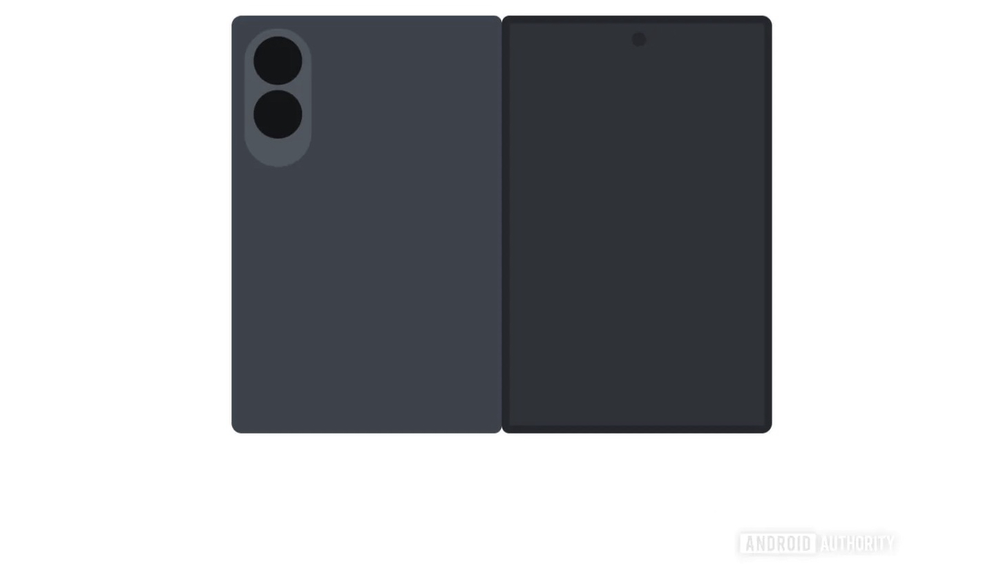 A leaked image of the Samsung Galaxy Wide Fold