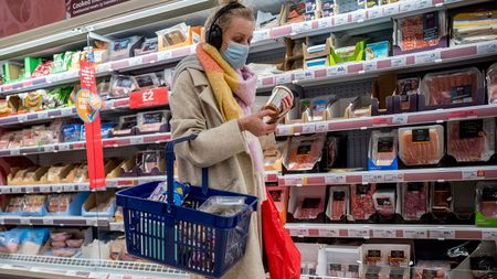 Woman in a supermarket