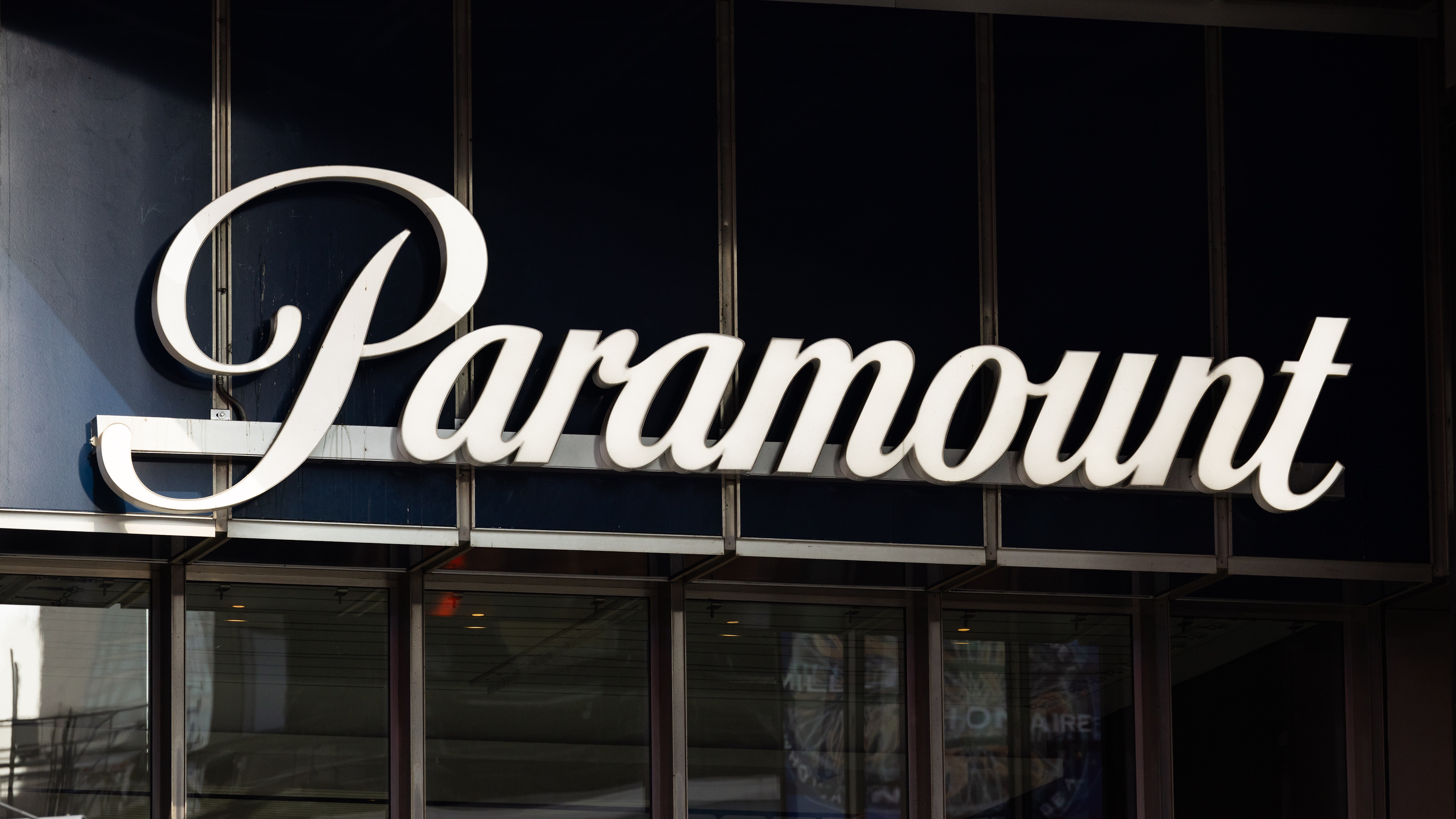 The Paramount Global headquarters in New York, US, on Tuesday, Aug. 27, 2024. Producer David Ellison&#039;s Skydance Media is set to become the new owner of Paramount Global after Seagram Co. heir Edgar Bronfman Jr. dropped out, ending one of the industry&#039;s most dramatic acquisition contests. Photographer: Yuki Iwamura/Bloomberg via Getty Images