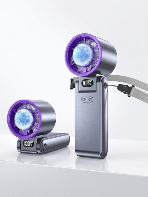 Portable Handheld Fan With Ice Cooler