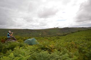 Phoebe Smith wild camping on Dartmoor
