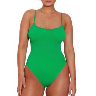 Hunza G Pamela Seersucker Swimsuit