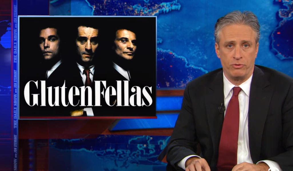 'GlutenFellas': Jon Stewart spices up the already amazing saga of Rep. Michael Grimm