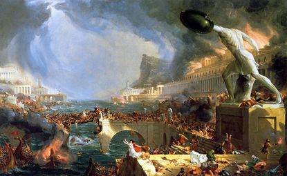 Destruction﻿, 1836, by Thomas Cole, from his ﻿Course of Empire﻿ series.