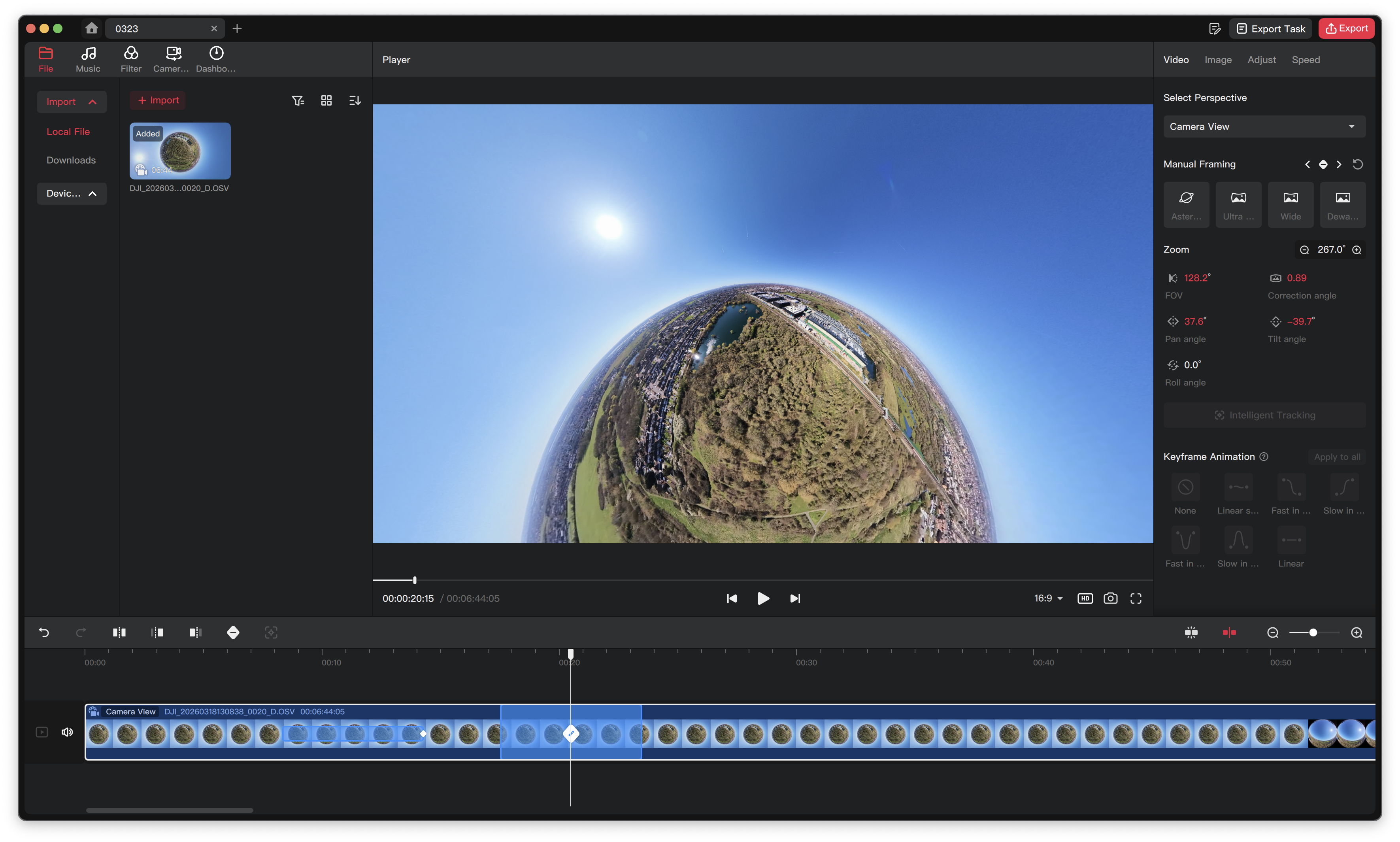 Editing in Avata 360