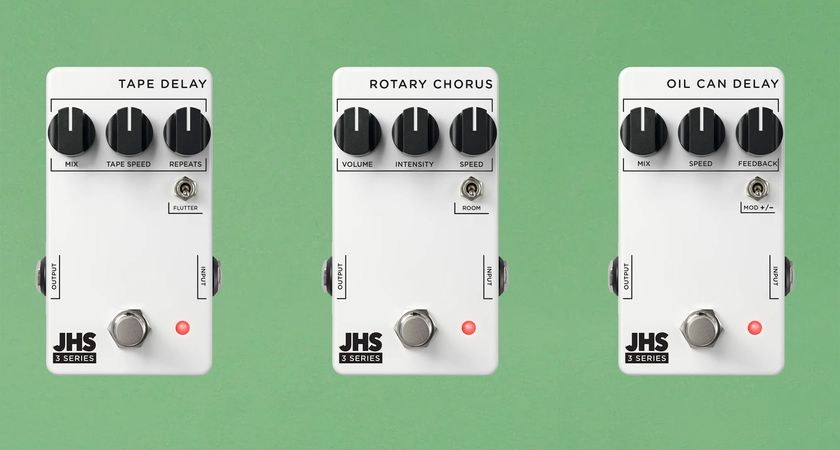 JHS Pedals 3 Series Tape Delay, Rotary Chorus, Oil Can Delay