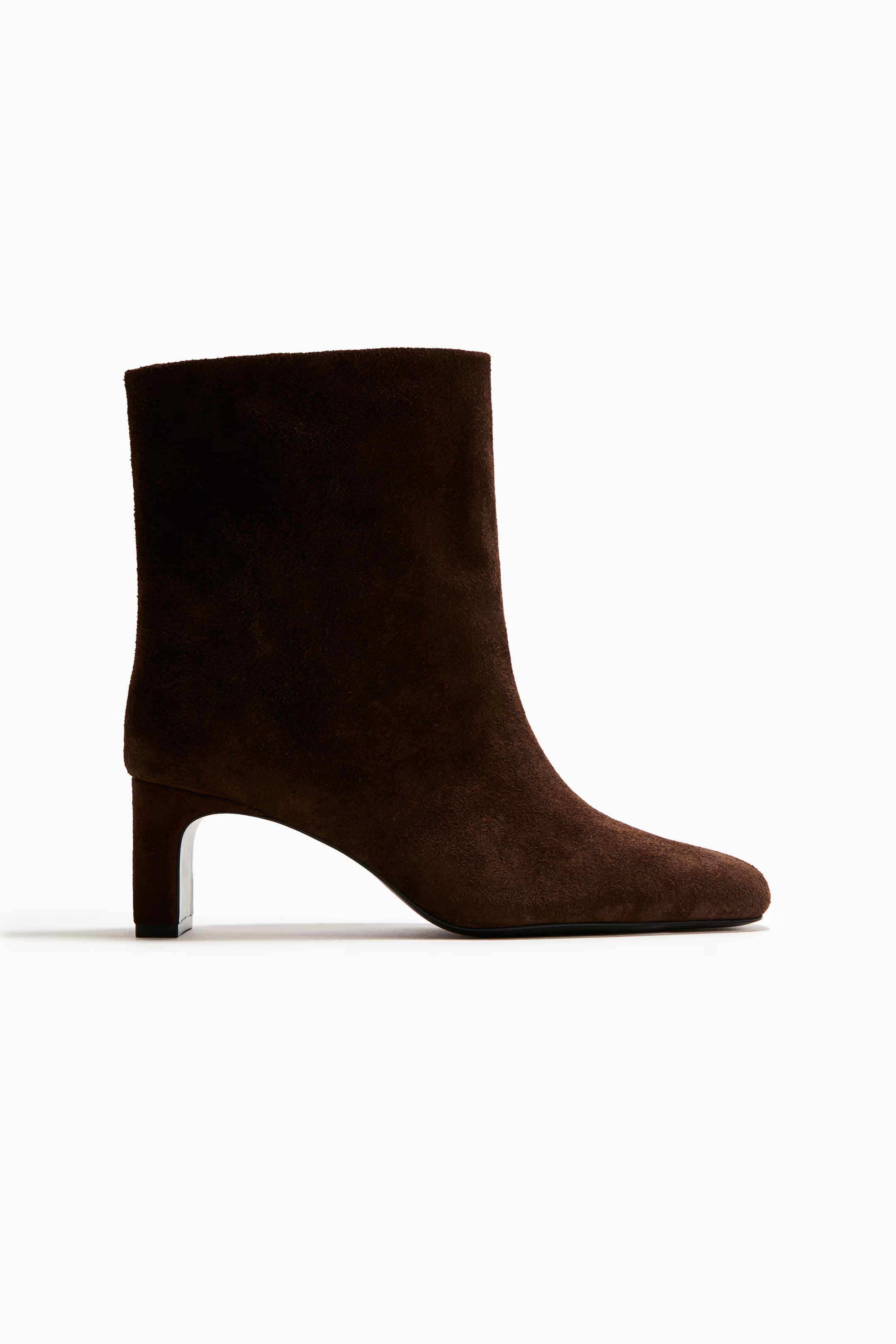 h&amp;amp;m, Heeled suede ankle boots