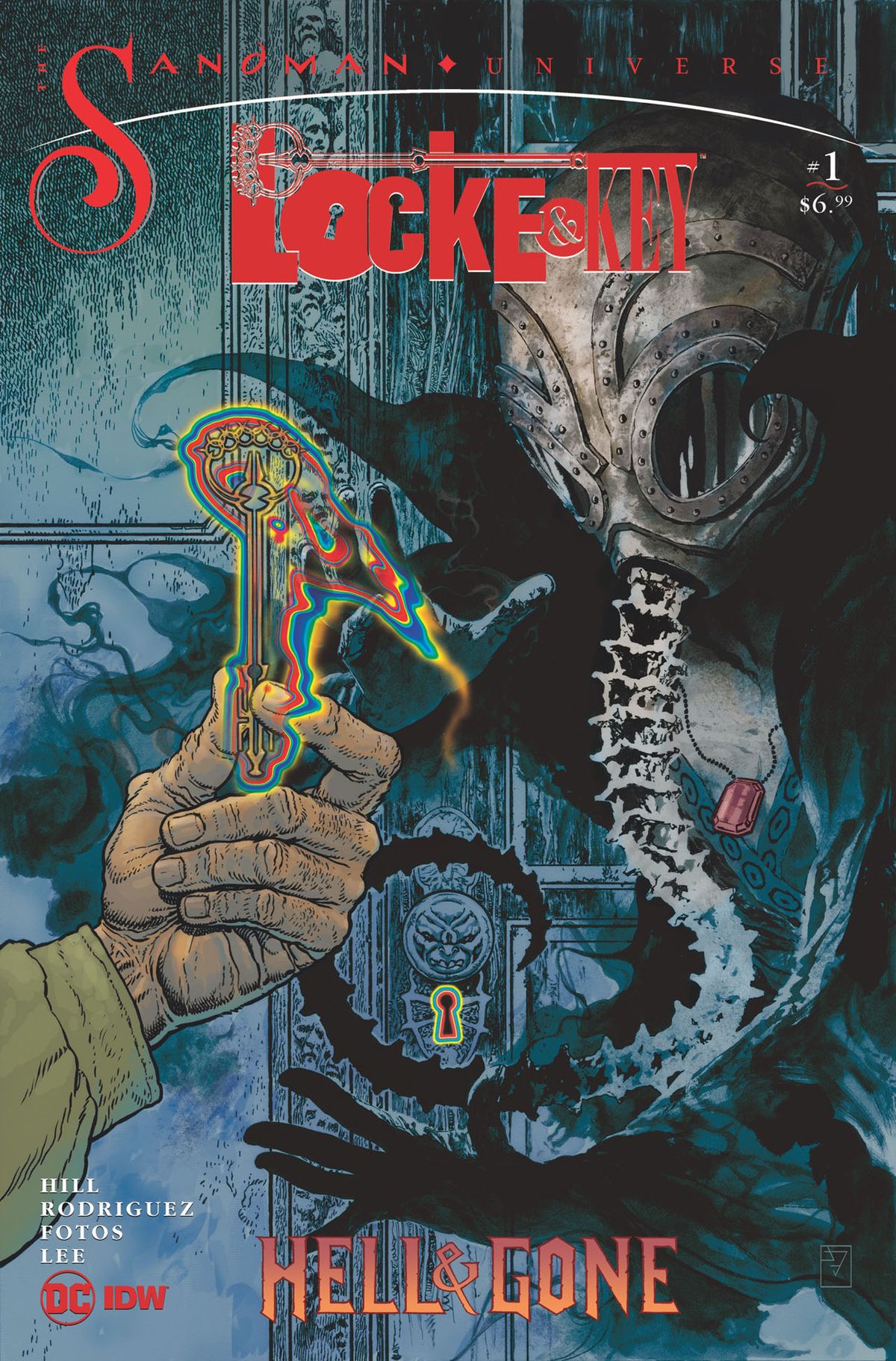 Locke &amp; Key / The Sandman Universe: Hell &amp; Gone #1 cover